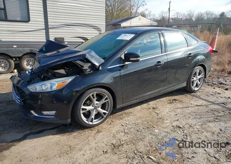 2015 Ford Focus Titanium from USA, damaged, VIN 1FADP3J25FL372557